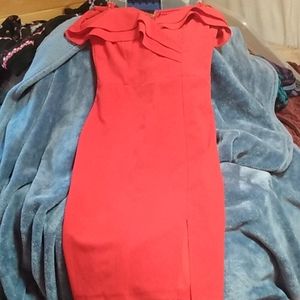 Red dress, size 12, brand premier amour